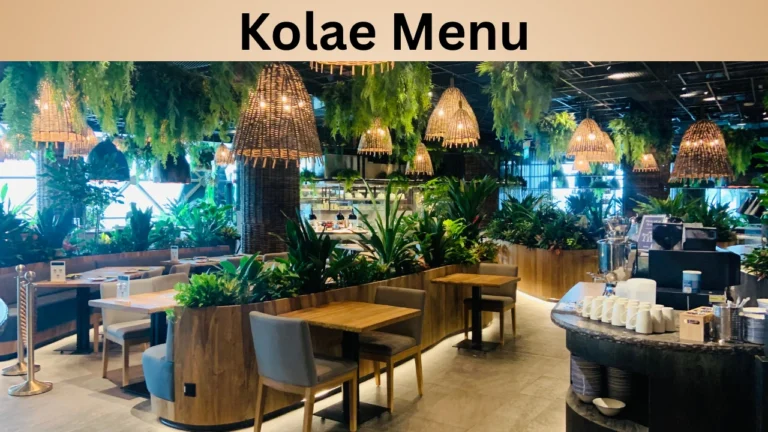 Kolae Menu