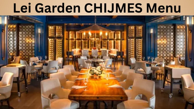 Lei Garden CHIJMES Menu