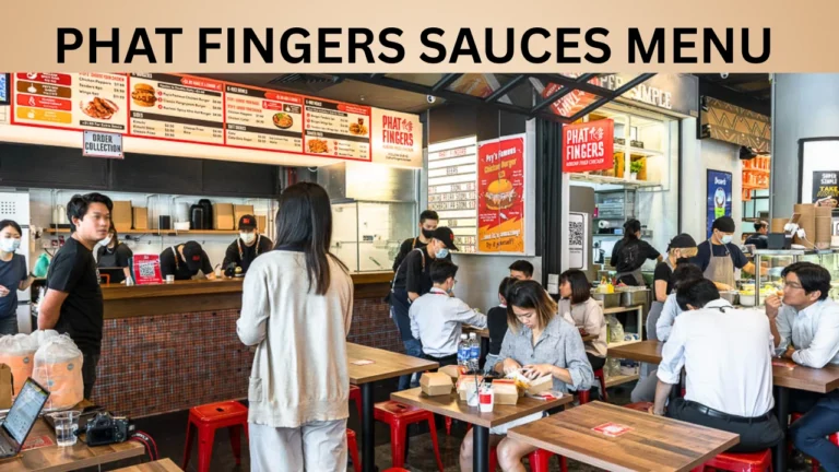 PHAT FINGERS SAUCES MENU