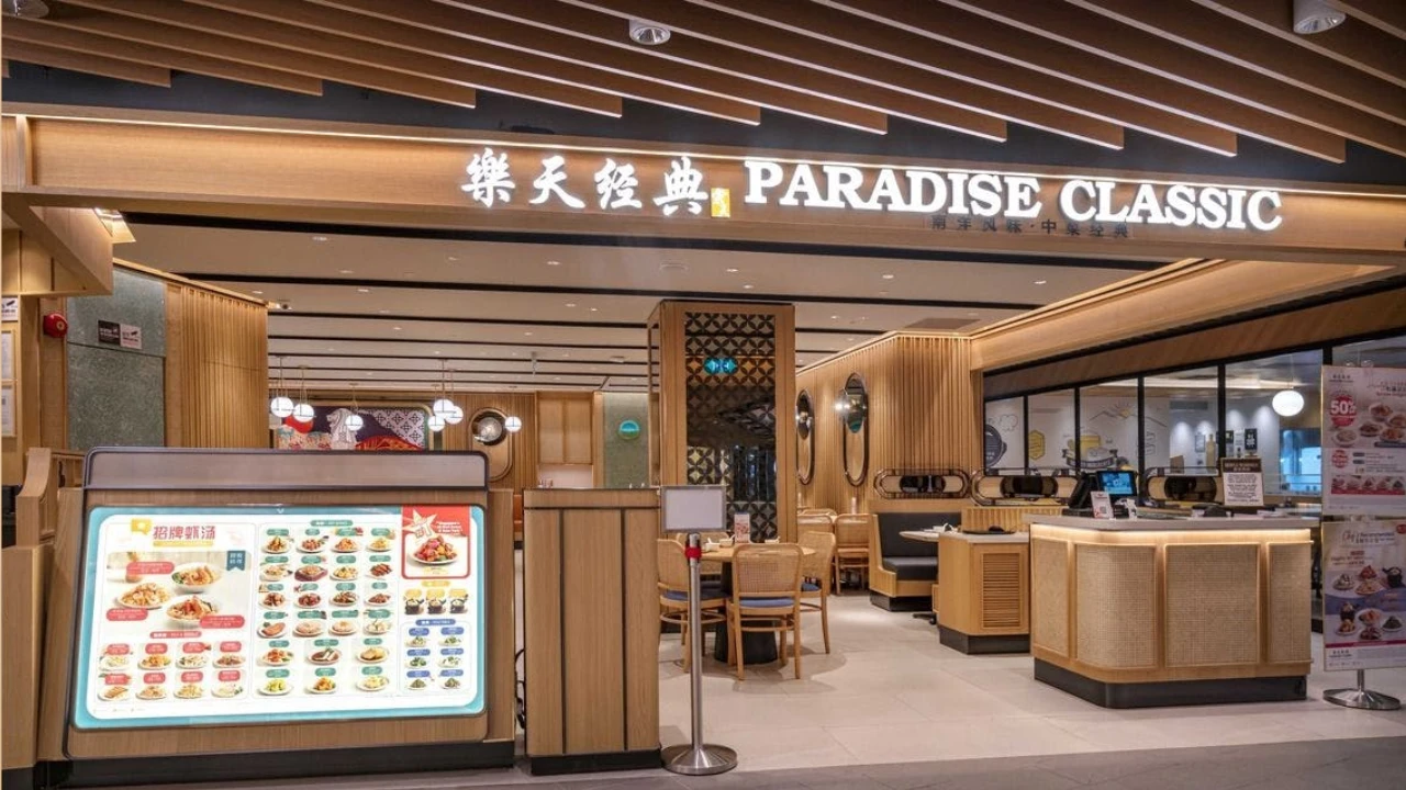 Paradise Classic Menu