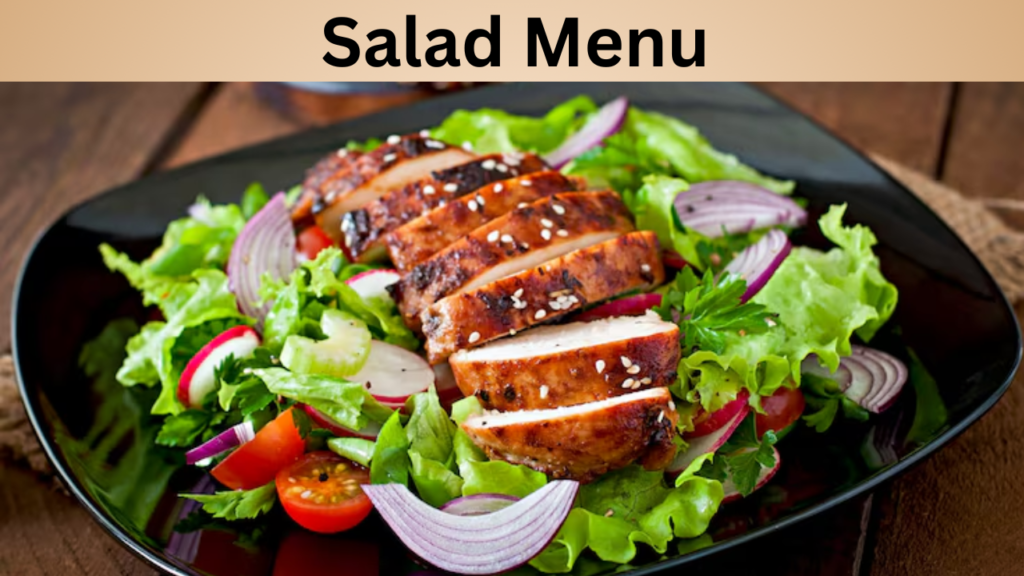 Salad Menu