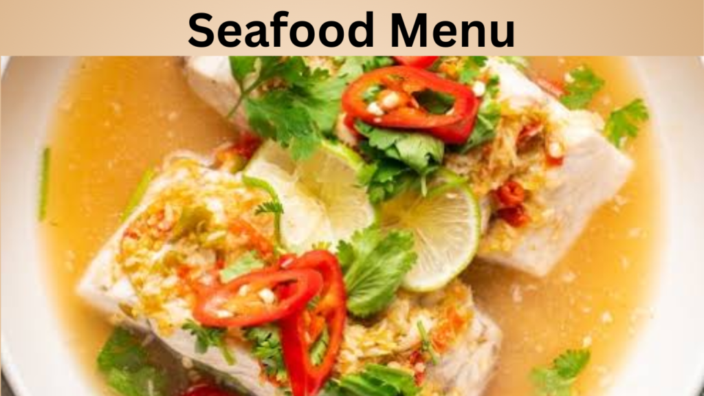 Seafood Menu