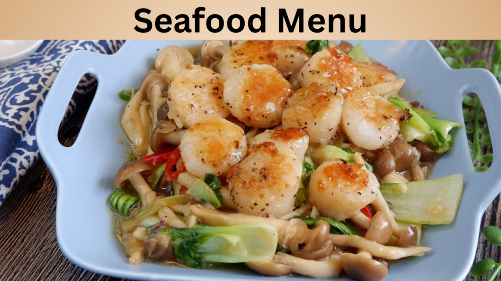 Seafood Menu