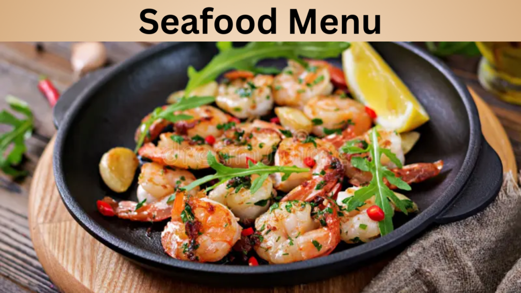 Seafood Menu