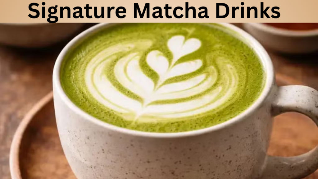 Signature Matcha Drinks