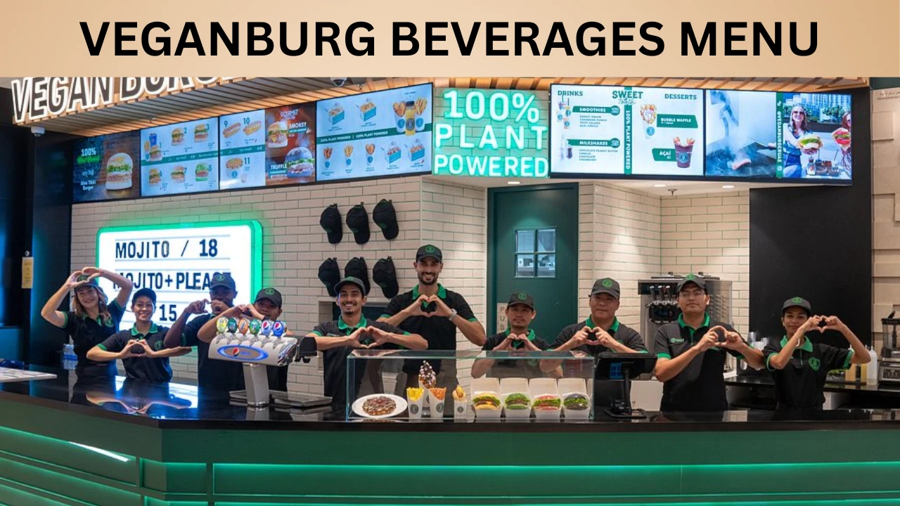 VEGANBURG BEVERAGES MENU