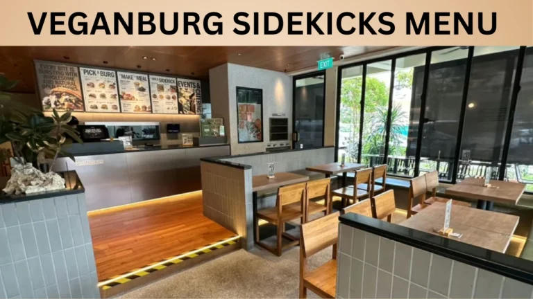 VEGANBURG SIDEKICKS MENU