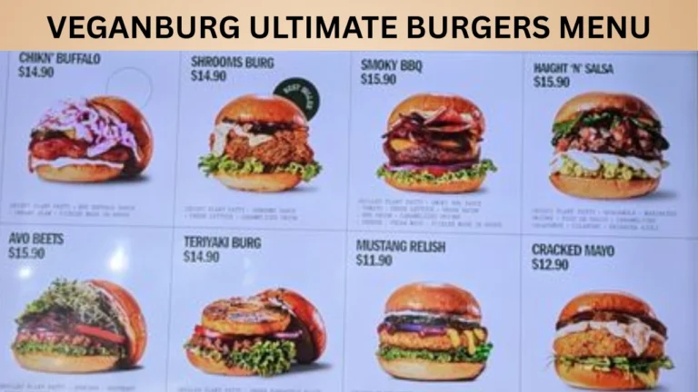 VEGANBURG ULTIMATE BURGERS MENU