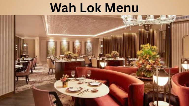 Wah Lok Menu